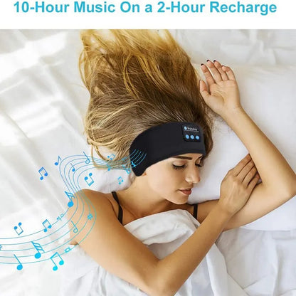 Wireless Bluetooth headphones, headband, sleep mask