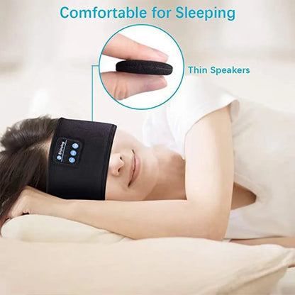 Wireless Bluetooth headphones, headband, sleep mask