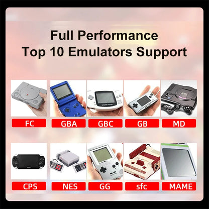 GAMINJA X7 Game Console, 4.3 Inch, 10,000 Built-in Games